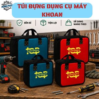 Túi đựng đồ nghề sửa chưa đa năng  – Chống nước, đựng máy khoan, phụ kiện vật tư, tay cầm chắc chắn cho thợ sửa chữa