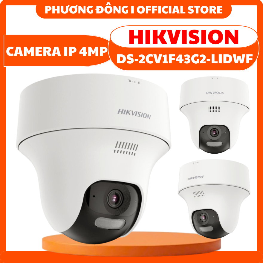 CAMERA IP TRONG NHÀ HIKVISION DS-2CV1F43G2-LIDWF 4MP/2MP - Đàm Thoại 2 Chiều, Phát Hiện Chuyển Động,