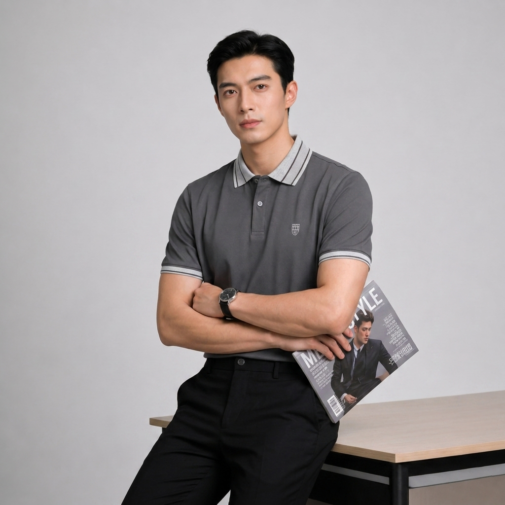 Áo polo nam  SMART FLEX TORANO trơn logo ngực, Chống Nhăn, Thoáng Khí, Thiết Kế Trẻ Trung HSTP903 | BigBuy360 - bigbuy360.vn
