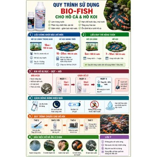 Men Vi Sinh Bio fish ( 1000ml ) cho các loại cá cảnh, koi, thủy sinh ....