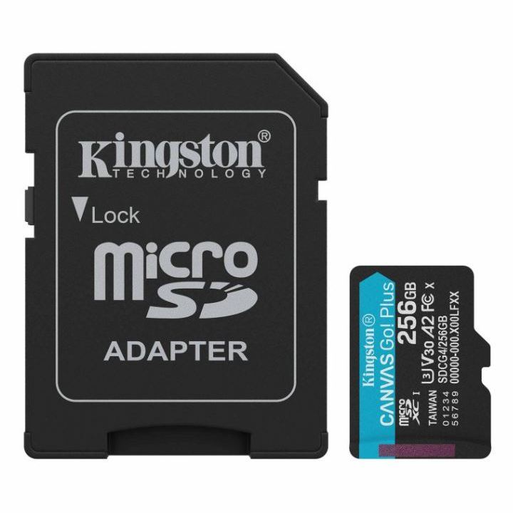 Thẻ nhớ Kingston MicroSD Canvas Go Plus 64GB/128GB/256GB