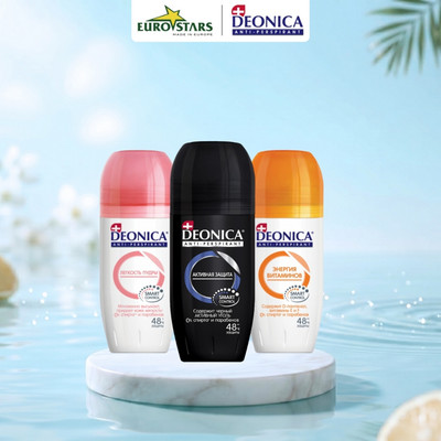 Lăn khử mùi Deonica Công nghệ Smart Control 50ml (Đủ các dòng Nam, Nữ, Unisex) - Khô tháng 72H, Không cồn, Không Paraben
