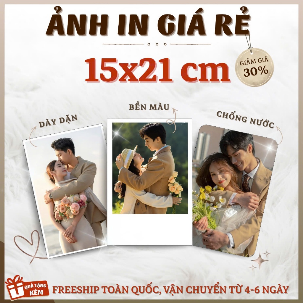 [ẢNH 15X21 CM] [ÉP LỤA] Ảnh in size 15x21 loại ép lụa sắc nét, cứng cáp, nhiều kích cỡ khác nhau