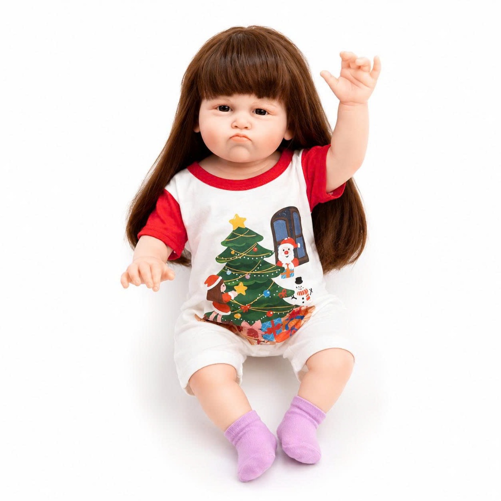 Búp Bê Grace 70 cm = 28 inch NPK Reborn Silicon Vinyl Doll PVN6952