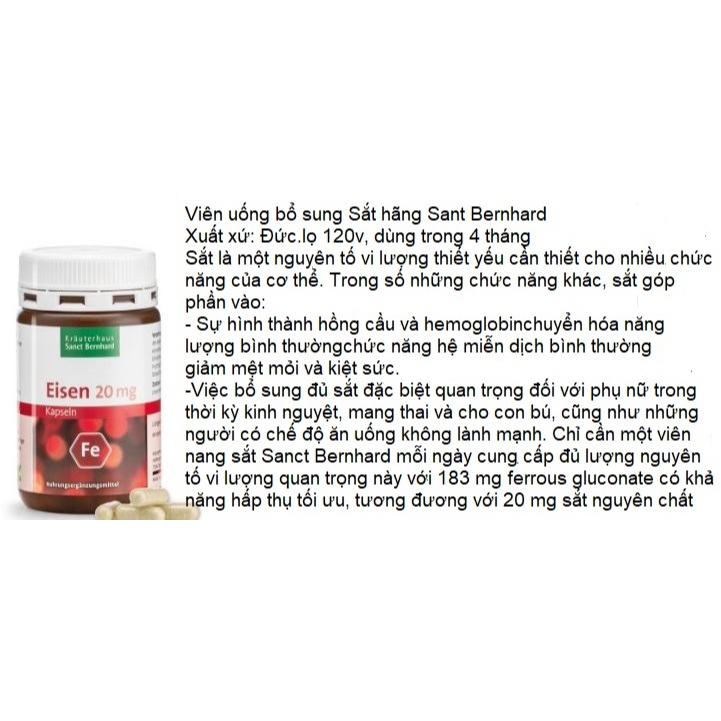 Hàng Đức, Eisen-Kapsel Sanct Bernhard