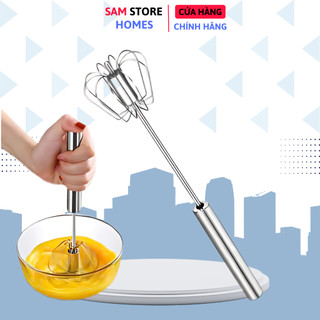 Cây Đánh Trứng Inox 304 Mini Tự Động Cầm Tay – Dụng Cụ Trộn Bột, Khuấy Trứng, Đánh Kem Tiện Lợi