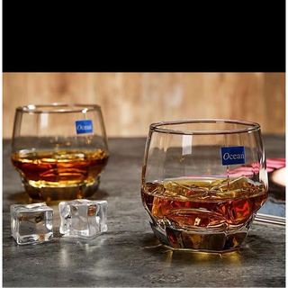 Bộ 6 cốc ly thủy tinh đẹp Ocean thái lan chính hãng Charisma Rock dung tích 340ml B17112 khum trứng rẻ