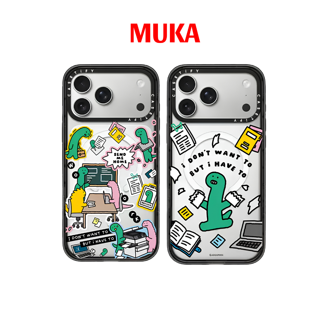 MUKA-Ốp điện thoại CASETiFY Joguman Từ tính Chống trầy xước Chống sốc tương thích iphone 17 Promax c
