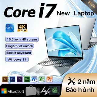 Máy tính xách tay Màn Intel Core i7 9500H 16GB RAM 1TB SSD HD Camera+Mở khóa vân tay Windows 11+MS office
