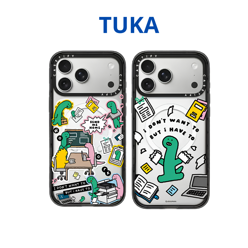TUKA-Ốp điện thoại CASETiFY Joguman Từ tính Chống trầy xước Chống sốc tương thích iphone 17 Promax c
