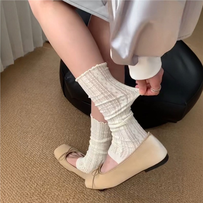 Tất vớ ren mỏng không bàn phong cách ba lê Lolita nữ tính TR18 | BigBuy360 - bigbuy360.vn