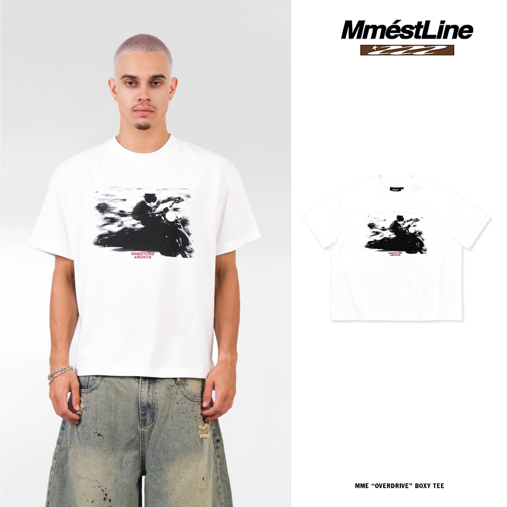 Áo thun MMESTLINE "OVERDRIVE" form Boxy vải Premium Cotton