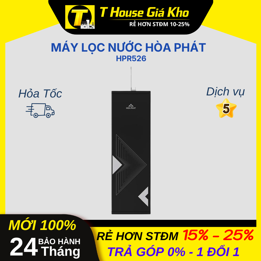 [Chỉ Giao HCM Cũ] Máy Lọc Nước RO Hòa Phát HPR526 11 Lõi Hiện Đại Độ Bền Cao BH 24 Tháng