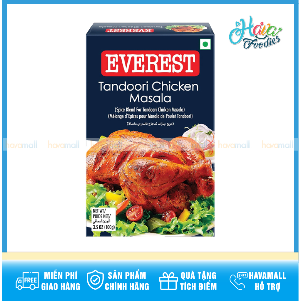 Gia Vị Masala Gà Nướng Kiểu Ấn Everest 100g – Tandoori chicken masala