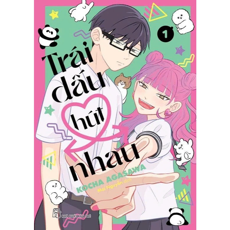 Sách - Trái Dấu Hút Nhau - Tập 1 - BẢN THƯỜNG - Tặng Kèm Postcard - Kocha Agasawa
