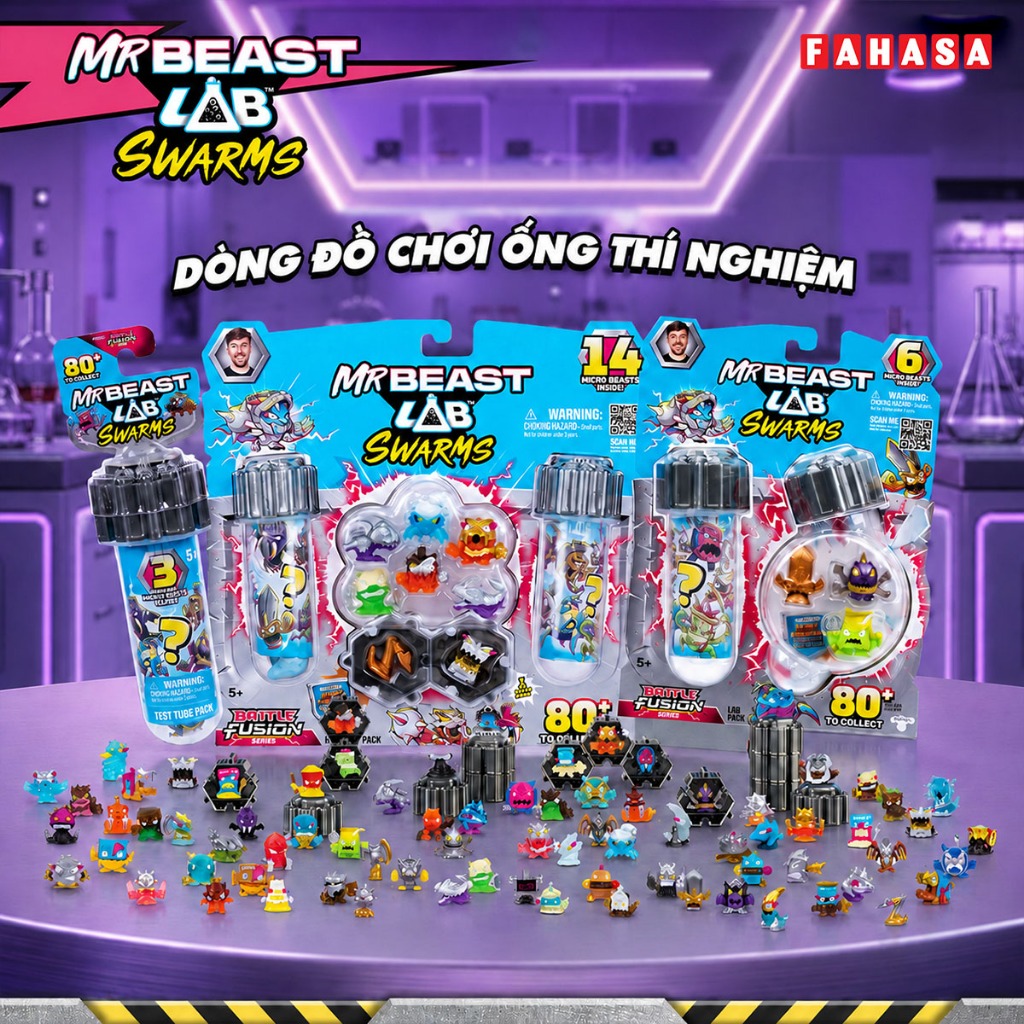Đồ Chơi Ống Thí Nghiệm Series 4 - MrBeast Lab (Sản Phẩm Bên Trong Là Ngẫu Nhiên)