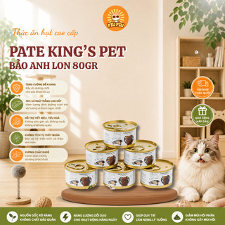 [COMBO] Pate cho mèo King's Pet by Bảo Anh - 85gr - PiuPiuPet