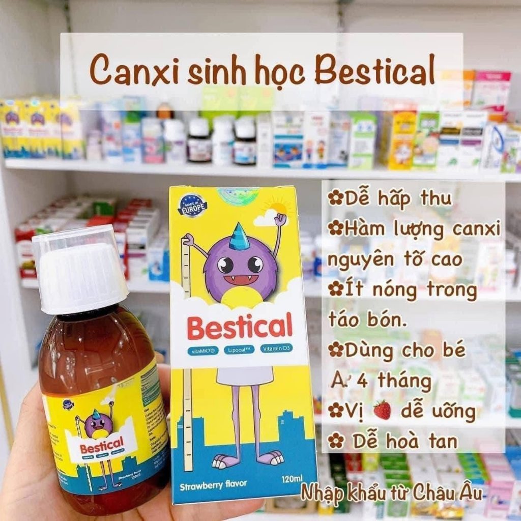 [Date xa- Hàng chính hãng ] Canxi sinh học Bestical cho bé hỗ trợ tăng chiều cao