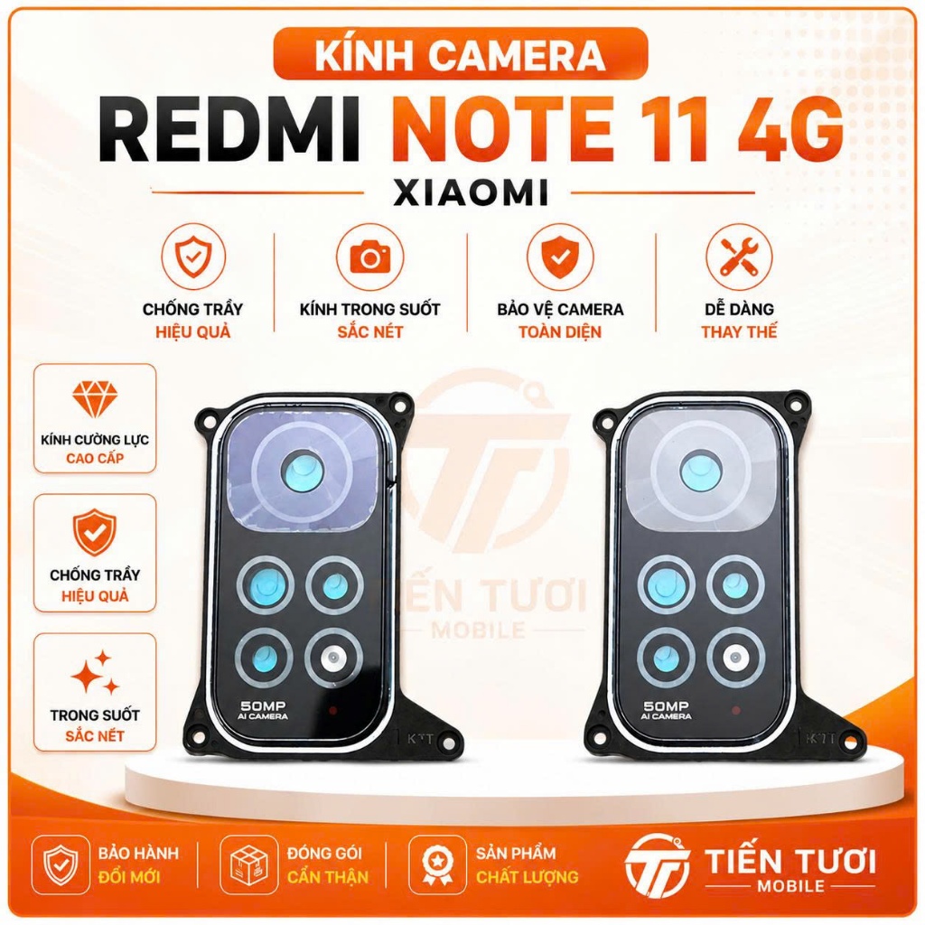 kính Camera Redmi Note 11 4G Xiaomi