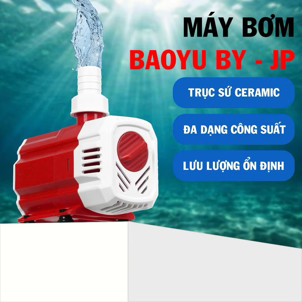BƠM BỂ CÁ BAOYU JP 3000-4000-5000-7000-8000-10000-12000 CHO BỂ CÁ,TIỂU CẢNH,HỒ KOI