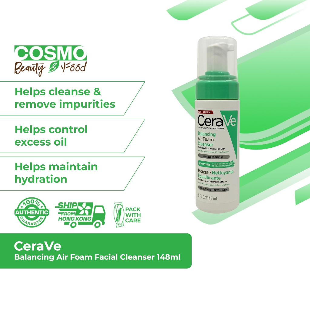 CeraVe Balancing Air Foam Facial Cleanser 148ml