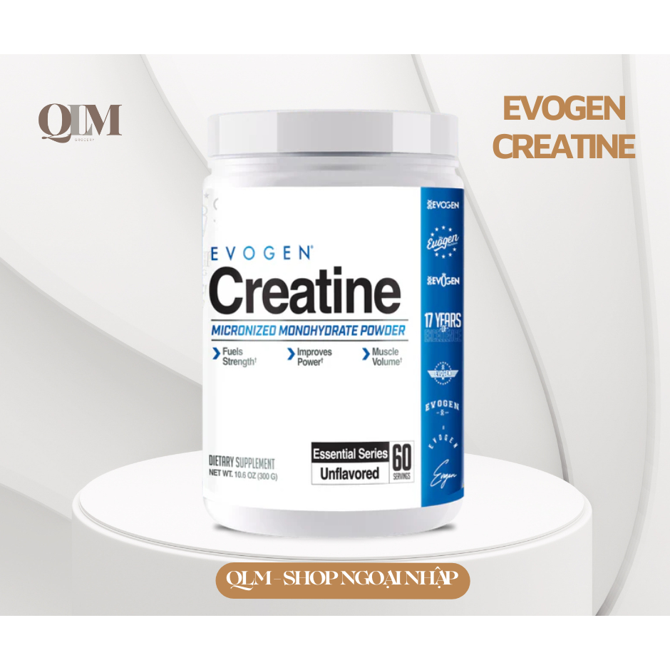 [HÀNG CÔNG TY] EVOGEN CREATINE – HỖ TRỢ TĂNG SỨC MẠNH & HIỆU SUẤT TẬP LUYỆN 60 SERVINGS