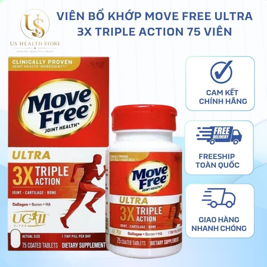 [ hỏa tốc] Chai Move Free Ultra 3X