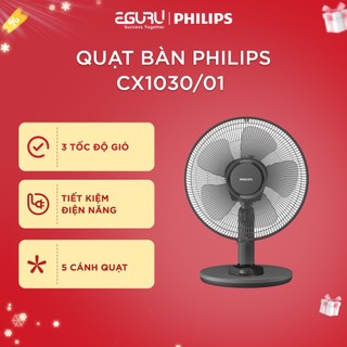 Quạt bàn Philips CX1030/01- 3 Tốc độ gió -Bảo hành chính hãng