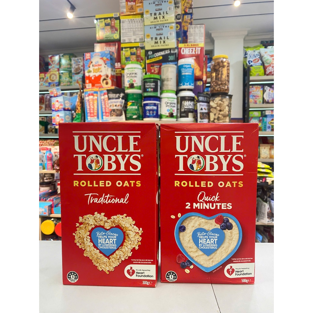 🥣🌾🍇🍓 YẾN MẠCH NGŨ CỐC UNCLE TOBYS ROLLED OATS 🥣🌾🍇🍓