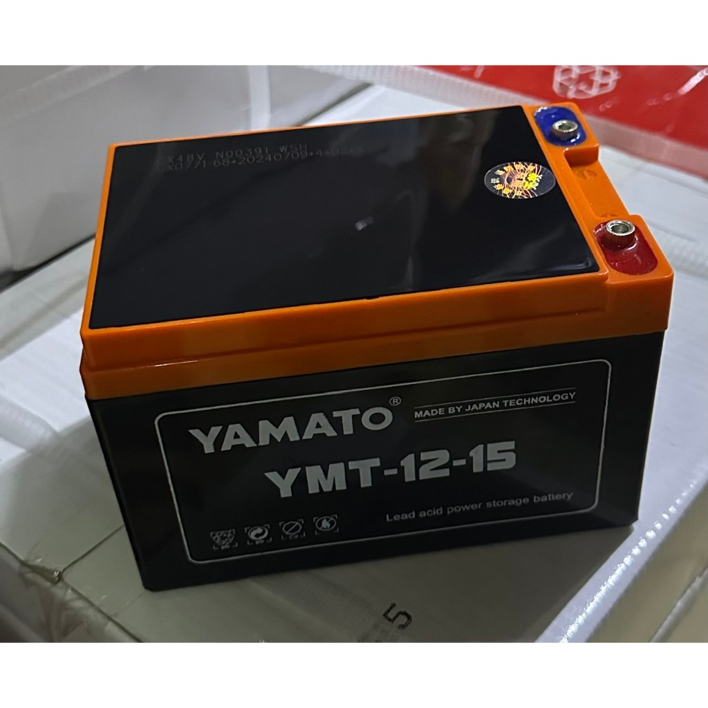 Ắc quy Yamato 12V 15Ah dùng cho xe đạp điện, loa kéo, lưu điện