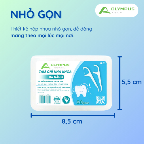 [ HÀNG VIỆT NAM ] Tăm chỉ nha khoa OLYMPUS - KHÔNG HUỲNH QUANG