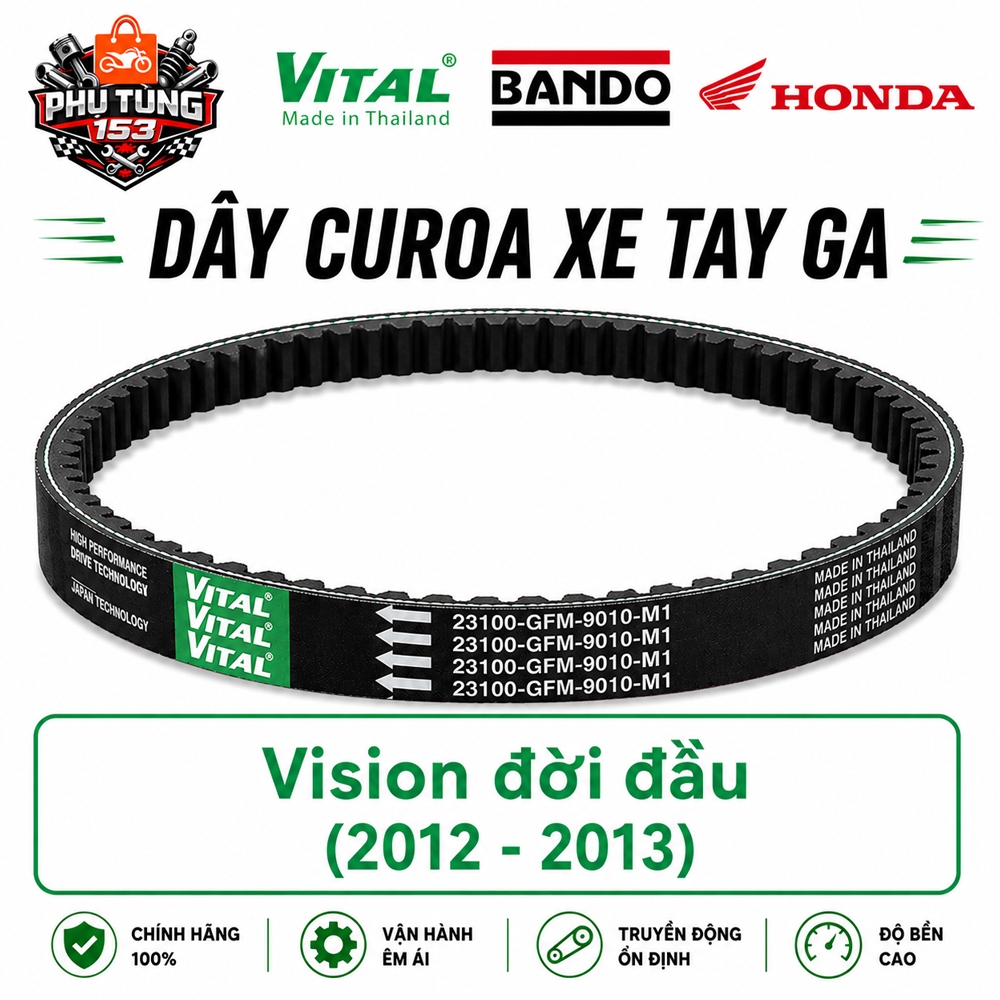 Dây Curoa Vision 2012 2013 Vital Bando Honda