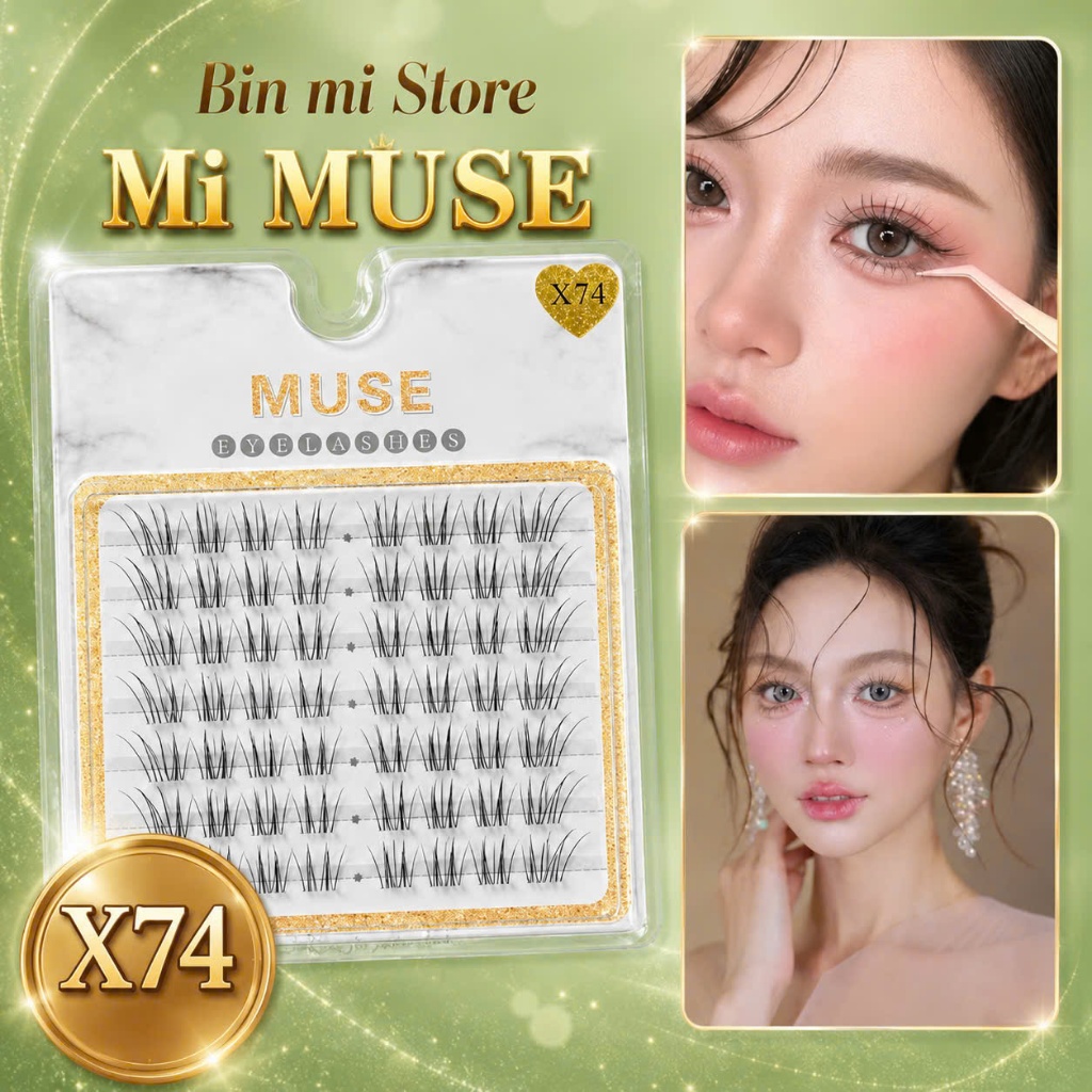 "Cặp Đôi Vàng Trong Làng Trang Điểm" - Mi Trên X74 và Mi Dưới X79 - BIN Mi Store