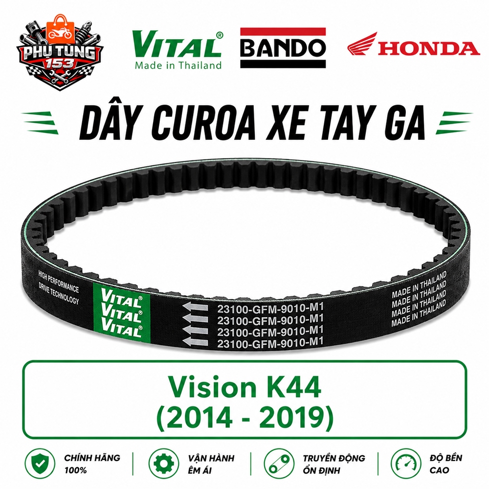 Dây Curoa Vision 2014 2019 Vital Bando Honda