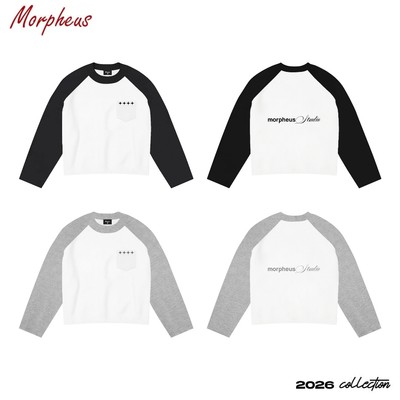 Áo Thun Tay Dài RAGLAN Thêu Chữ Local Brand Morpheus, Boxy LONGSLEEVE cotton, 260gsm