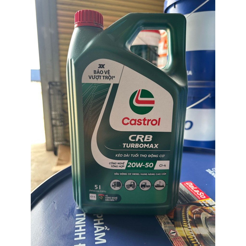 Nhớt động cơ Castrol Turbomax 20w50 - Can 5L