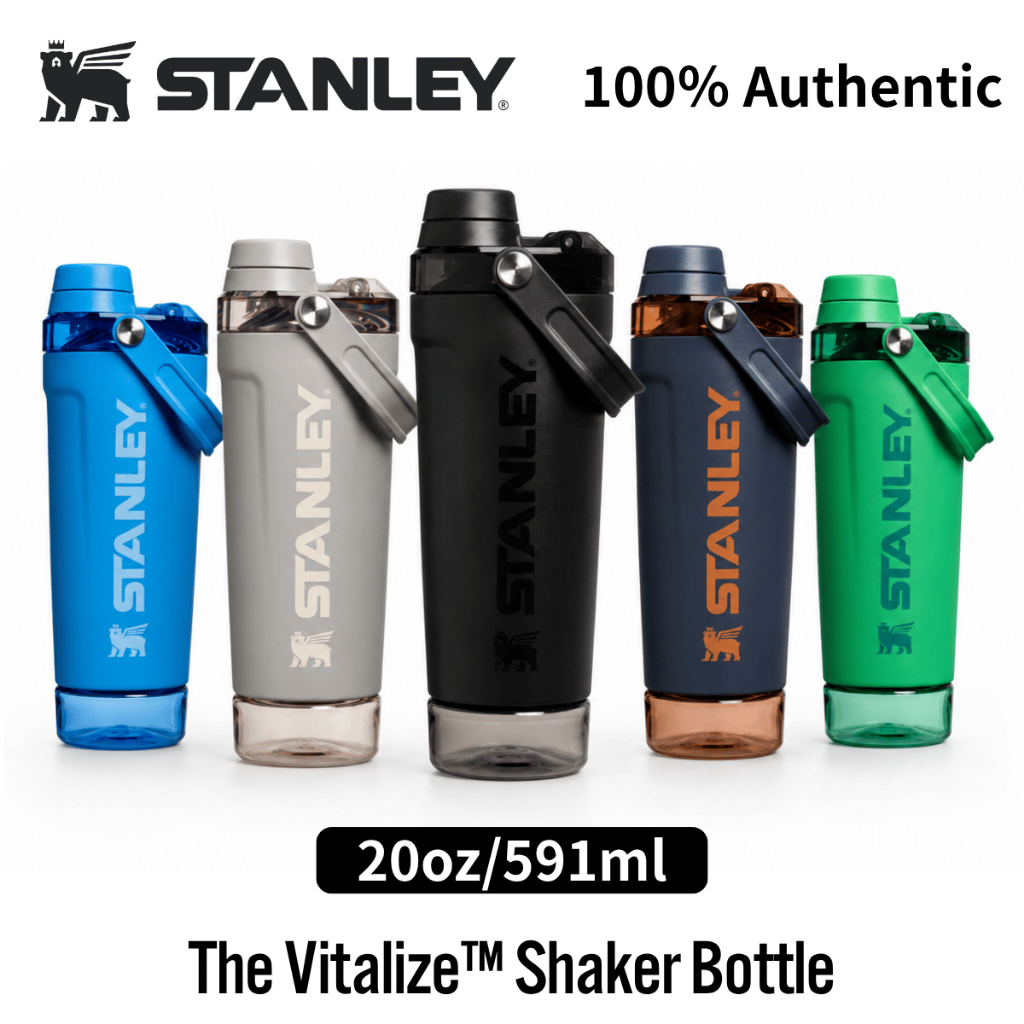 [ Hàng chính hãng ] Stanley The Vitalize Shaker Water Bottle – BPA Free Stainless Steel Sports Bottl