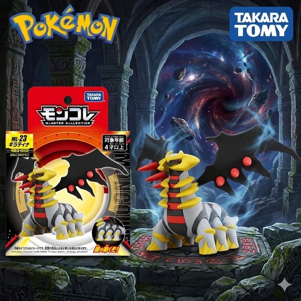 Mô Hình Pokemon ML-23 Giratina Figure Chính Hãng Takara Tomy