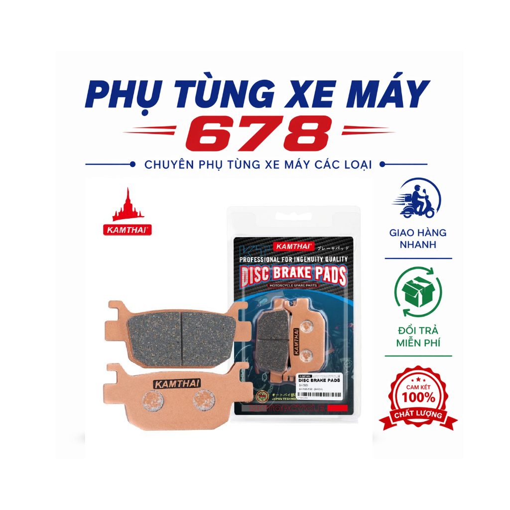 Má phanh, bố thắng sau SH 300I – SH 125 -150 King Thai