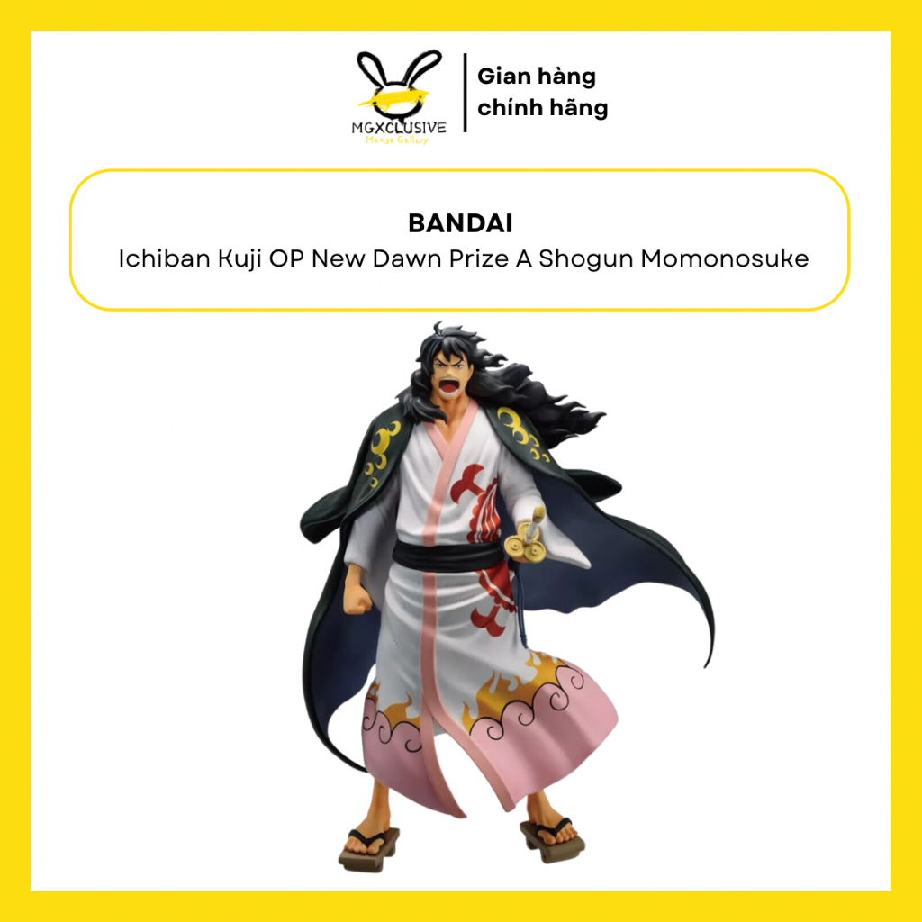 Mô Hình Chính Hãng Bandai Ichiban Kuji - One Piece New Dawn Prize A Shogun Momonosuke