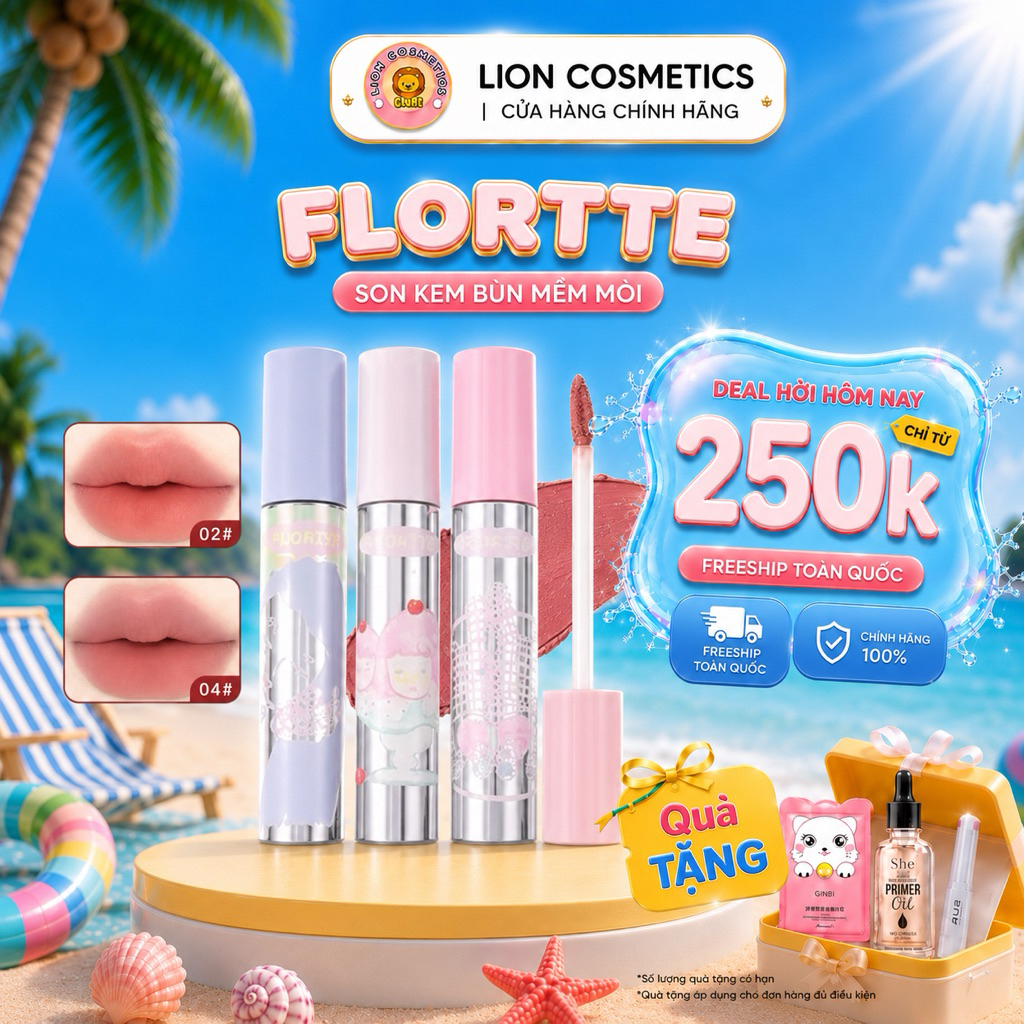 [FLORTTE] Son Kem FLORTTE Wackky Girl's World Series (6 màu) 2.3g FLORTTE