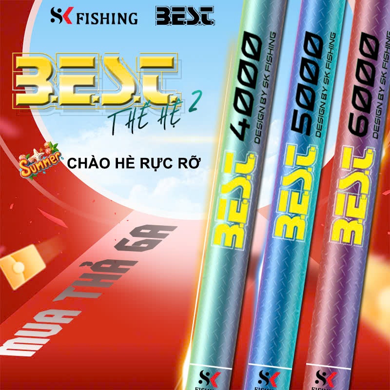 Cần câu đài BEST SK FISHING bản nhẹ cảm giác Câu tổng hợp