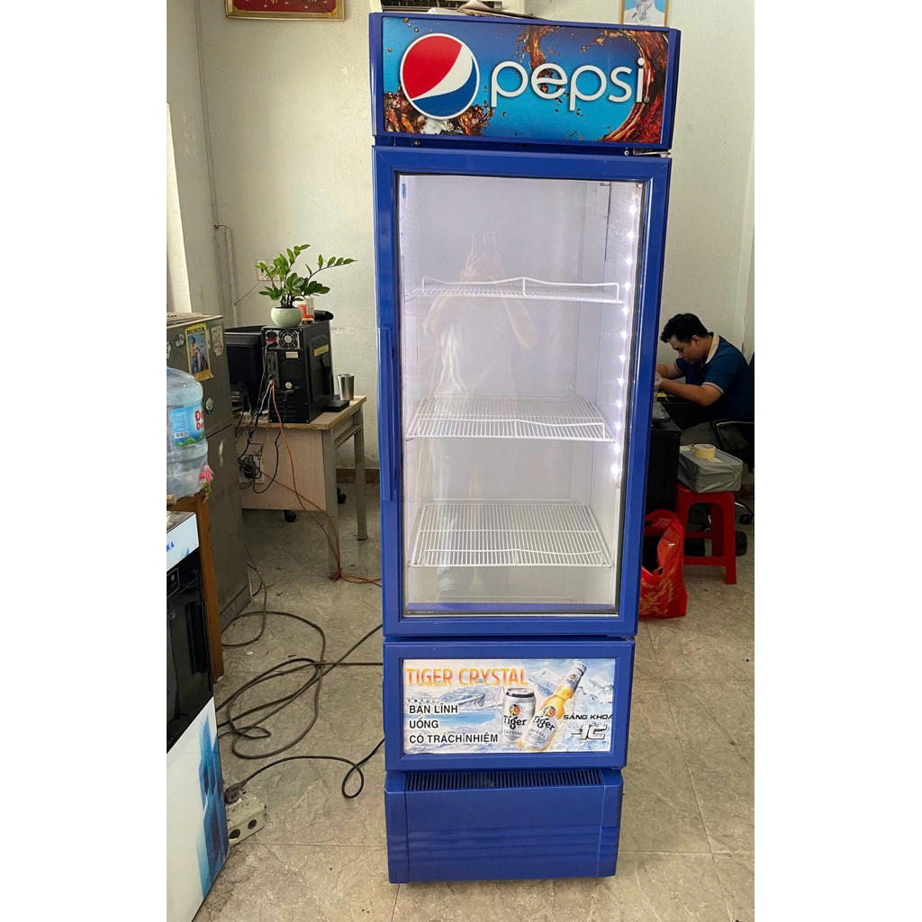 Tủ mát Pepsi 400 lít đã qua sdung nguyên zin chỉ giao HCM, Long An, Bình Dương, Biên Hoà chat trước 