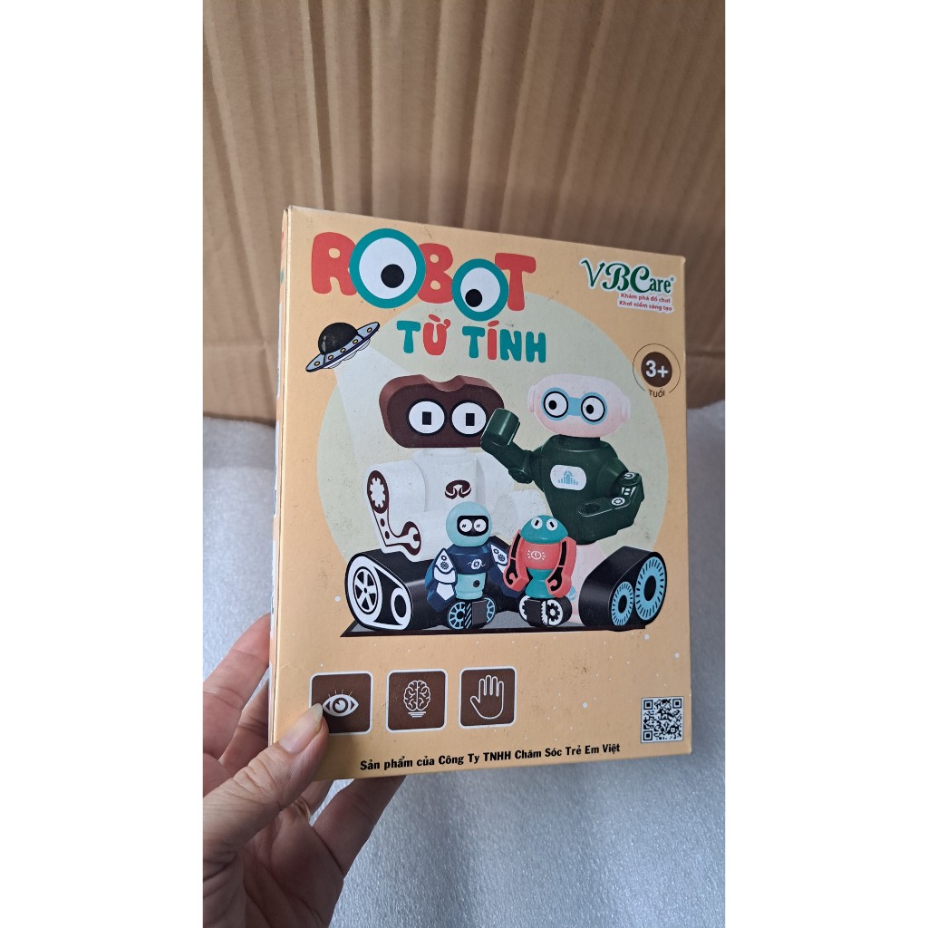 Đồ chơi xếp hình robot VBCare từ tính