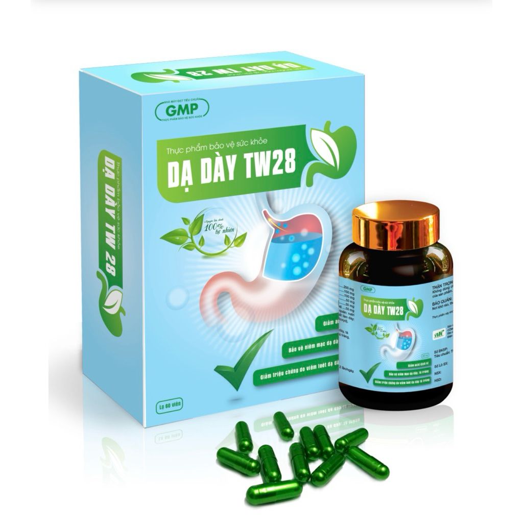 DẠ DÀY TW28 - Hỗ trợ giảm acid dịch vị, giảm các triệu chứng và bảo vệ niêm mạc dạ dày- tá tràng