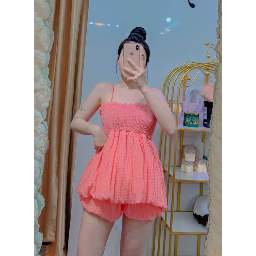 Bộ 2 dây trái bí chất xốp dưới 55kg mặc dễ thương DN201 - Tiệm nhà Lin