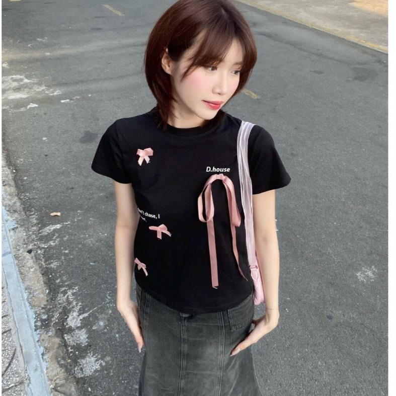 [RẺ VÔ ĐỊCH] ÁO THUN BABY TEE NƠ GIFT FFCLUB MIX HOT