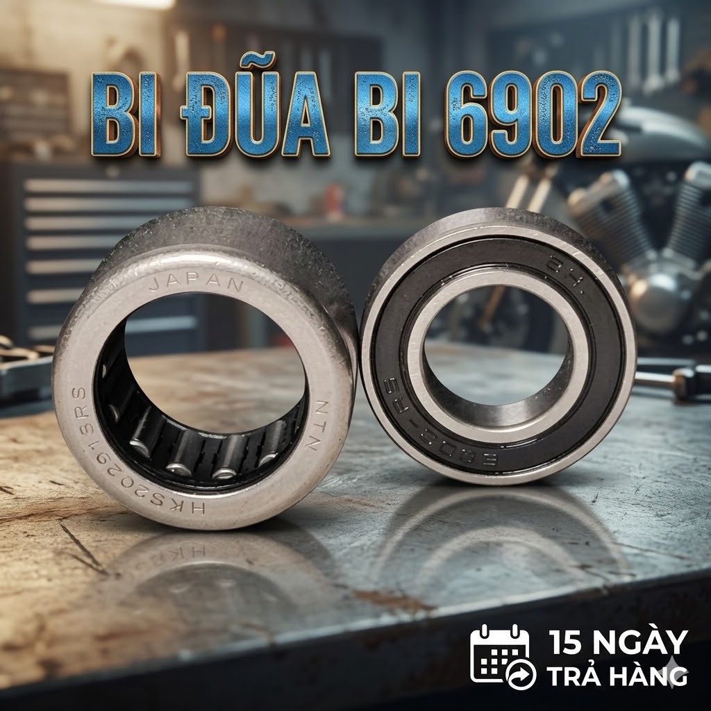 Vòng Bi 6902 (Bạc Đạn 6902) – Bi Đũa Puly Nồi Sau Airblade, SH, SH Mode, Lead, PCX – Chạy Êm, Bền, L
