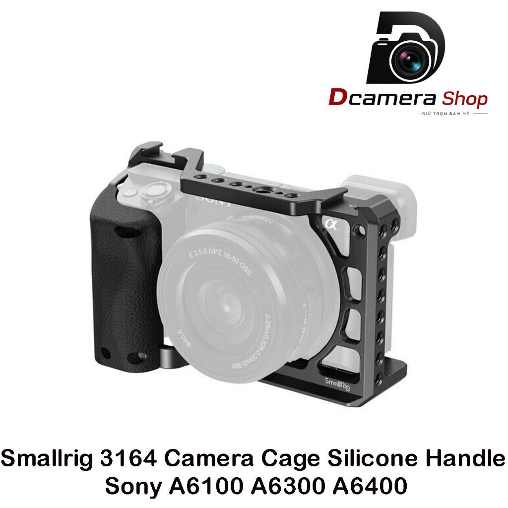 Khung Smallrig 3164 Camera Cage Silicone Handle Sony A6100 A6300 A6400
