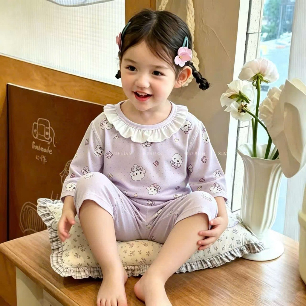 Bộ ngủ tencel Lửng cho bé